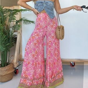 Chic by ally b summer boho pant medium